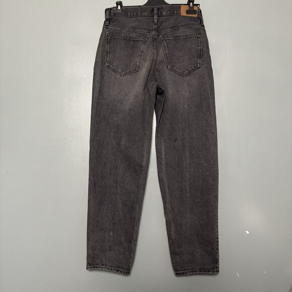 MADEWELL The Slougchy Boyjean Black Denim Jeans Pants Dark 26 - Picture 5 of 12